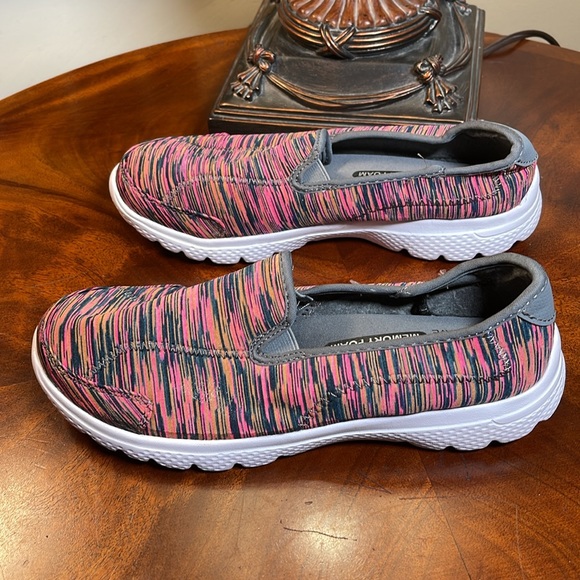LADIES COOL WAVE MEMORY FOAM SIZE 7 Black/White\Hot Pink and Tan. - Picture 6 of 14
